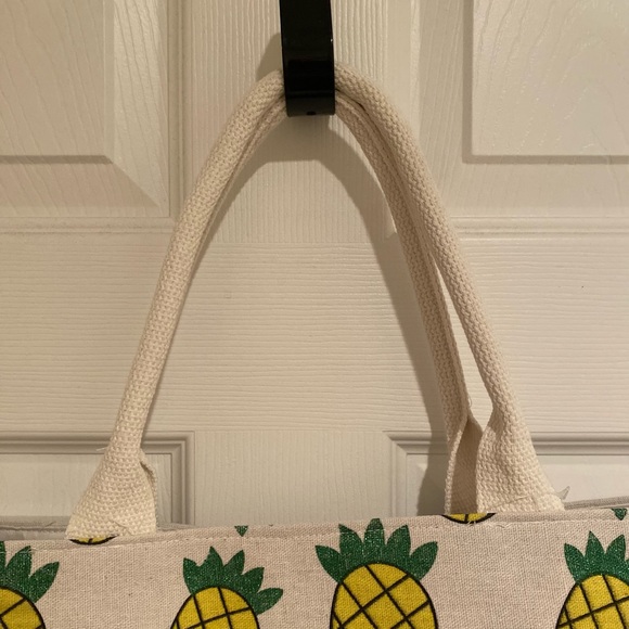 Pineapple Tote, Pineapple Bag, Large Pineapple Tote, Double Handles, Summer Bag - Picture 6 of 11